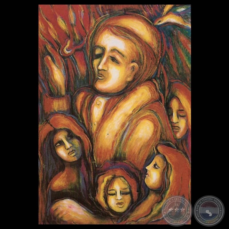 CRUZANDO EL UMBRAL DE LA ESPERANZA, 1998 - Obra de GRACIELA NERI HUERTA